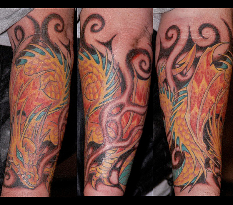 30 Dragon Forearm Tattoo Designs For Men  Cool Creature Ideas
