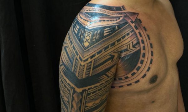 Chris-Polynesian-Maori-Tribal-Front-Tattoo