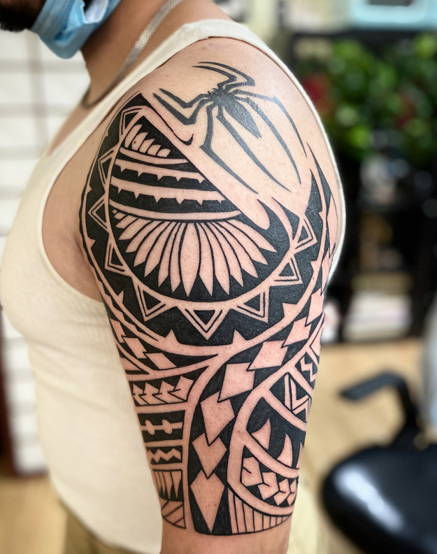 Kinki Ryusaki Studio  Repost polynesian tattoo Thank for the support  tattoo ink maori shape black line shading geometric polynesian  kinkiryusakistudio jeffchew malaysia kualalumpur Tattoo Artist  JeffChew Tattoo  Facebook