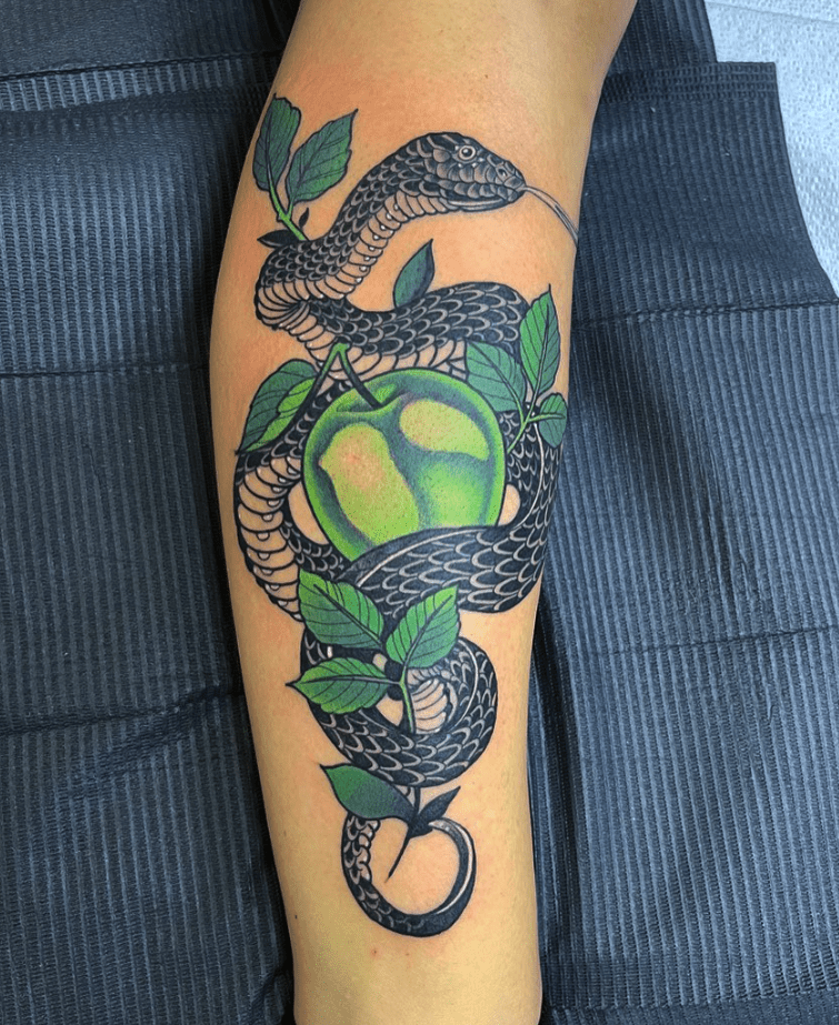 2 hours old! Apple tree in forest coverup - Tara Lynn @ Pleasure in Pain,  Taunton, MA : r/tattoos